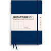 image:imageLEUCHTTURM1917  Notebook Softcover Pocket A6123 Numbered Pages for Writing and Journaling Plain Stone BlueNavy