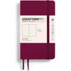 image:imageLEUCHTTURM1917  Notebook Softcover Pocket A6123 Numbered Pages for Writing and Journaling Plain Stone BluePort Red