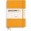 image:imageLEUCHTTURM1917  Notebook Softcover Pocket A6123 Numbered Pages for Writing and Journaling Plain Stone BlueRising Sun
