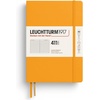 image:imageLEUCHTTURM1917  Notebook Softcover Pocket A6123 Numbered Pages for Writing and Journaling Plain Stone BlueRising Sun