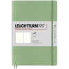 image:imageLEUCHTTURM1917  Notebook Softcover Pocket A6123 Numbered Pages for Writing and Journaling Plain Stone BlueSage