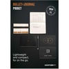 image:imageLEUCHTTURM1917 371629 Bullet Journal Pocket 143 x 103 cm 46 Numbered Double Pages Dotted Turquoise25 Pack of 3Yellow24