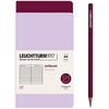 image:imageLEUCHTTURM1917 372399 Jottbook A6 59 Numbered Pages Twin Pack Mint Green  Stone Blue WhiteLilac and Port Red