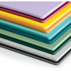 image:imageLEUCHTTURM1917 372399 Jottbook A6 59 Numbered Pages Twin Pack Mint Green  Stone Blue WhiteLilac and Port Red