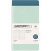 image:imageLEUCHTTURM1917 372399 Jottbook A6 59 Numbered Pages Twin Pack Mint Green  Stone Blue WhiteMint GreenStone Blue