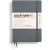 image:imageLEUCHTTURM1917  Notebook Hardcover Medium A5251 Numbered Pages for Writing and Journaling Stone Blue RuledAnthracite