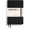 image:imageLEUCHTTURM1917  Notebook Hardcover Paperback B6  219 Numbered Pages for Writing and Journaling Stone Blue RuledBlack