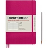 image:imageLEUCHTTURM1917  Notebook Softcover Medium A5123 Numbered Pages for Writing and Journaling Rising Sun PlainBerry