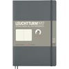 image:imageLEUCHTTURM1917  Notebook Softcover Paperback B6  123 Numbered Pages for Writing and Journaling Ruled Stone BlueAnthracite
