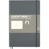 image:imageLEUCHTTURM1917  Notebook Softcover Pocket A6123 Numbered Pages for Writing and Journaling Plain Stone BlueAnthracite