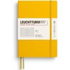 image:imageLEUCHTTURM1917  Notebook Softcover Pocket A6123 Numbered Pages for Writing and Journaling Plain Stone BlueSunflower