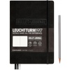 image:imageLEUCHTTURM1917  Official Bullet Journal  Medium A5  Hardcover Dotted Notebook Black  240 Numbered PagesBlack