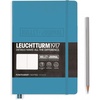 image:imageLEUCHTTURM1917  Official Bullet Journal  Medium A5  Hardcover Dotted Notebook Black  240 Numbered PagesNordic Blue