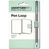 image:imageLEUCHTTURM1917 Self Adhesive Pen Loop Elastic Pen Holder BlackMint Green