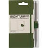 image:imageLEUCHTTURM1917 Self Adhesive Pen Loop Elastic Pen Holder Pacific GreenArmy