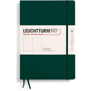 image:imageLEUCHTTURM1917  Notebook Hardcover Composition B5219 Numbered Pages for Writing and Journaling Dusty Rose DottedForest Green