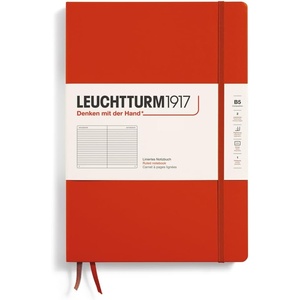 image:imageLEUCHTTURM1917  Notebook Hardcover Composition B5219 Numbered Pages for Writing and Journaling Dusty Rose DottedFox Red