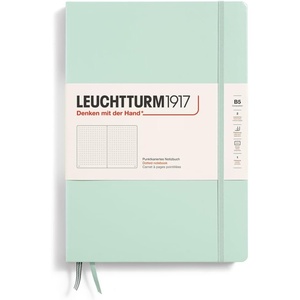 image:imageLEUCHTTURM1917  Notebook Hardcover Composition B5219 Numbered Pages for Writing and Journaling Dusty Rose DottedMint Green