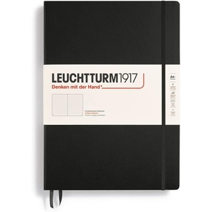 image:imageLEUCHTTURM1917  Notebook Hardcover Master Classic A4  235 Numbered Pages for Writing and Journaling Rising Sun DottedBlack