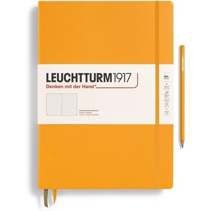 image:imageLEUCHTTURM1917  Notebook Hardcover Master Classic A4  235 Numbered Pages for Writing and Journaling Rising Sun DottedRising Sun