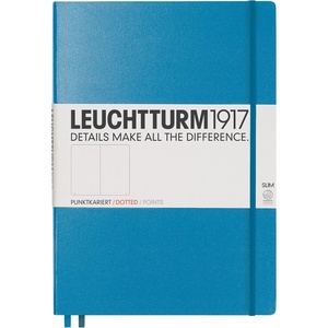 image:imageLEUCHTTURM1917  Notebook Hardcover Master Slim A4  123 Numbered Pages for Writing and Journaling Dusty Rose RuledAzuree