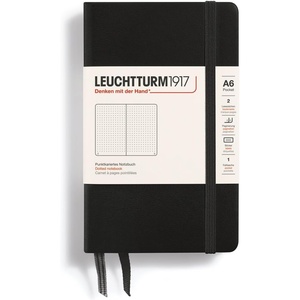 image:imageLEUCHTTURM1917  Notebook Hardcover Pocket A6187 Numbered Pages for Writing and Journaling Rising Sun DottedBlack