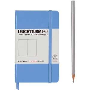 image:imageLEUCHTTURM1917  Notebook Hardcover Pocket A6187 Numbered Pages for Writing and Journaling Rising Sun DottedCornflower
