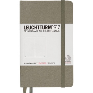 image:imageLEUCHTTURM1917  Notebook Hardcover Pocket A6187 Numbered Pages for Writing and Journaling Rising Sun DottedTaupe