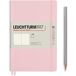 image:imageLEUCHTTURM1917  Notebook Softcover Paperback B6  123 Numbered Pages for Writing and Journaling Ruled Stone BluePowder