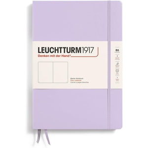 image:imageLEUCHTTURM1917  Notebook Softcover Pocket A6123 Numbered Pages for Writing and Journaling Plain Stone BlueLilac