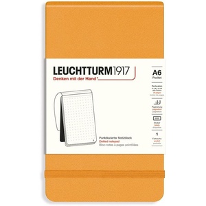 image:imageLEUCHTTURM1917  Pocket Notepad A6184 MicroPerforated Pages Dotted Rising Sun