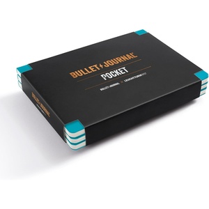 image:imageLEUCHTTURM1917 371629 Bullet Journal Pocket 143 x 103 cm 46 Numbered Double Pages Dotted Turquoise25 Pack of 3Turquoise25