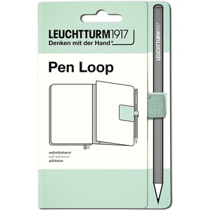 image:imageLEUCHTTURM1917 Self Adhesive Pen Loop Elastic Pen Holder BlackMint Green