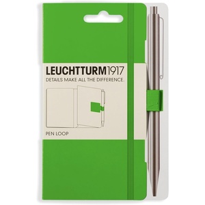 image:imageLEUCHTTURM1917 Self Adhesive Pen Loop Elastic Pen Holder Pacific GreenFresh Green