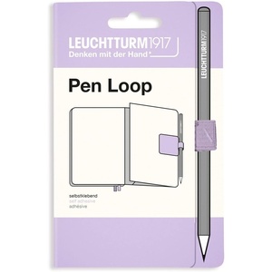 image:imageLEUCHTTURM1917 Self Adhesive Pen Loop Elastic Pen Holder Pacific GreenLilac