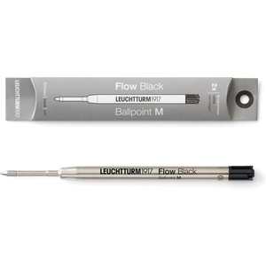 image:imageLEUCHTTURM1917  Ballpoint Pen Parker Style Refills for Drehgriffel Nr 1  Document Proof ISO 157272 2 Pack Fine Point Royal BlueBlack