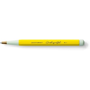 image:imageLEUCHTTURM1917 372218 Twist Pen No 1 Brass Aluminum Gel Pen with Black Ink Design AwardWinning Deep SeaLemon