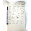 image:imageLEUCHTTURM1917  Drehgriffel Mechanical Pencil  Refillable Writing Stylus with 07 mm HB Graphite Lead Fox RedLilac